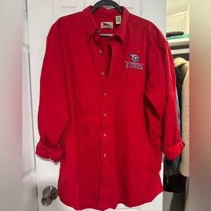 Vintage Tennessee Titans Button Up